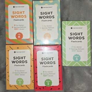 NWT Think tank scholar‎ sight words bundle pack prek-3rd